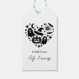Halloween-presentkort, personliga presentkort presentetikett