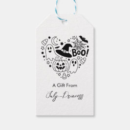 Halloween-presentkort, personliga presentkort presentetikett