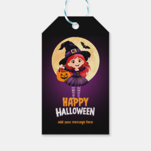 Halloween presentkort till trick-or-treat-firande presentetikett