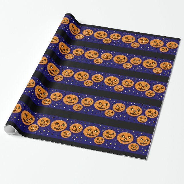 Halloween presentpapper (Utrullad)