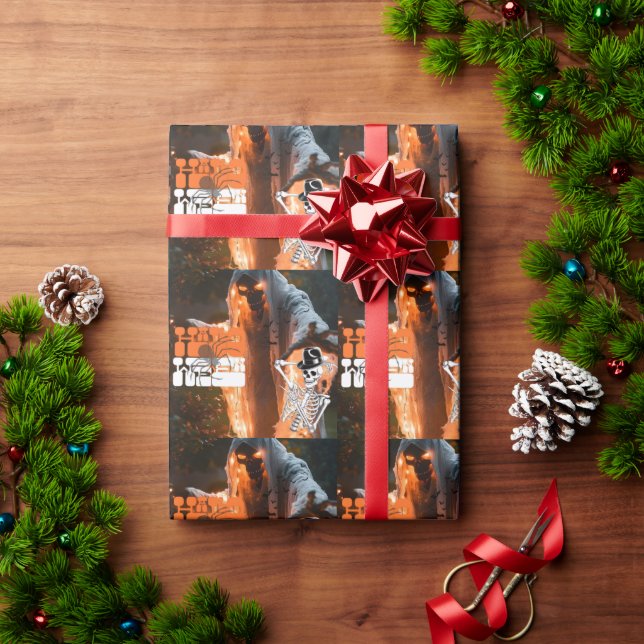 Halloween  presentpapper (Julgåva)