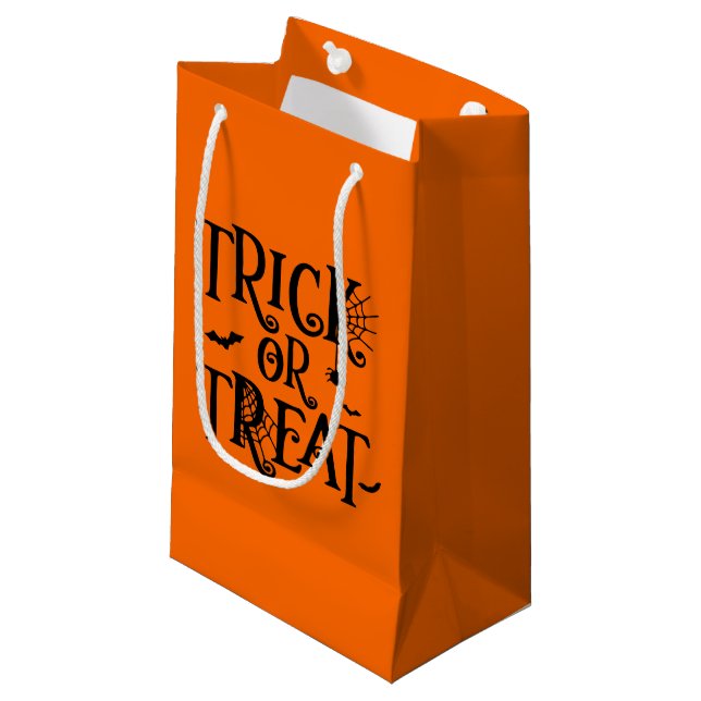Halloween presentpresentbag (Framsidan Vinklad)
