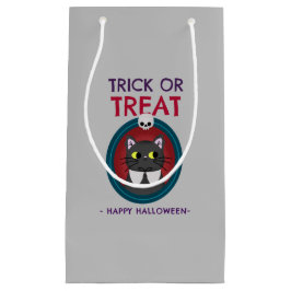 Halloween-presentsäck, Bus eller godis-katt i port