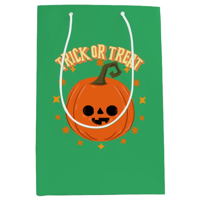 Halloween-presentsäckpumpare Bus eller godis (Framsidan)