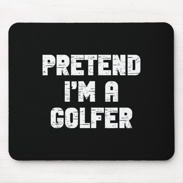 Halloween Pretend I'm A Golfer Costume Lazy Golfin Musmatta (Framsidan)
