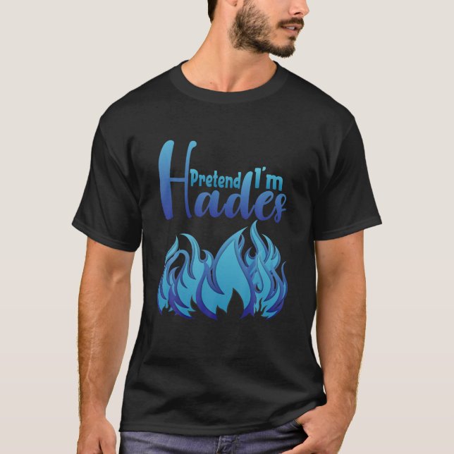 Halloween pretene Im Hades Costume Greve Gud T Shirt (Framsida)