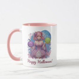 Halloween Princess i pastelltoner Mugg