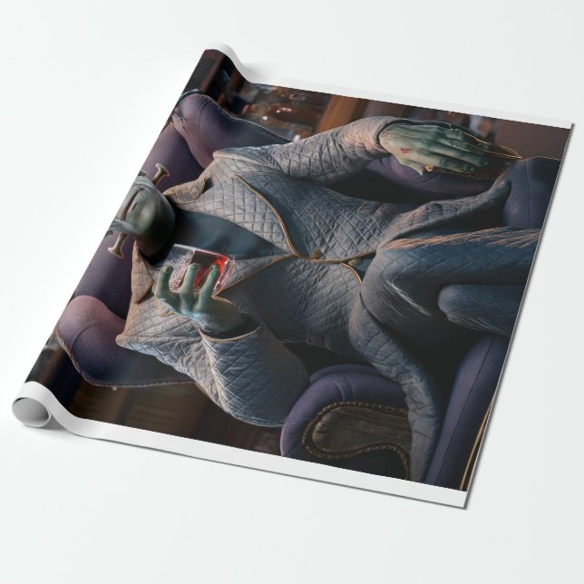 Halloween Profile Pic, Frankenstein Monster Presentpapper (Utrullad)