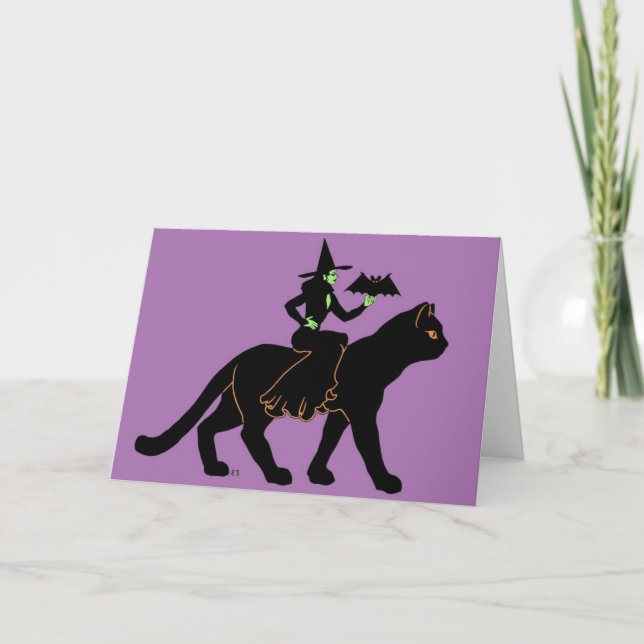 Halloween promenad kort (Framsida)