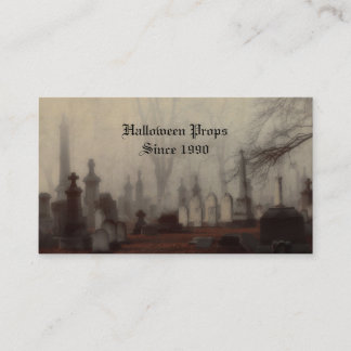 Halloween Props-Affärskort Visitkort