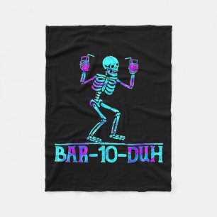 Halloween Pub 10 Duh Skeleton Drinking Costume Fleecefilt