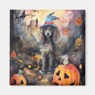 Halloween Pudel med påssjuka Magnet