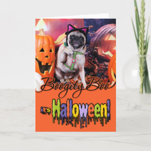 Halloween - Pug - Lily Lou Kort