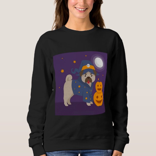 HALLOWEEN PUG MED PUMPKIN Essential T-Shirt 220 (Framsida)