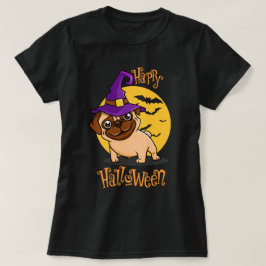 Halloween Pug T Shirt