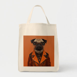 Halloween Pug Tygkasse