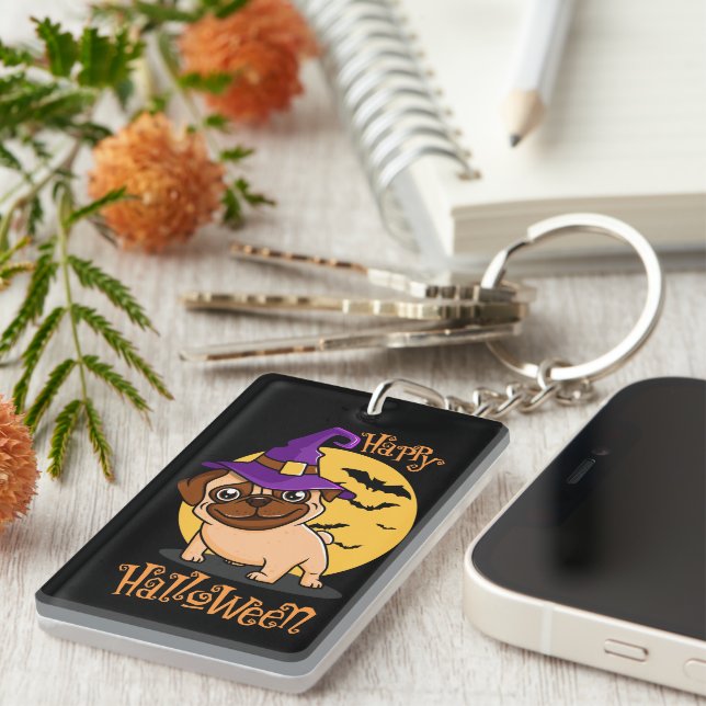 Halloween Puggy Keychain (Högra Framsidan)