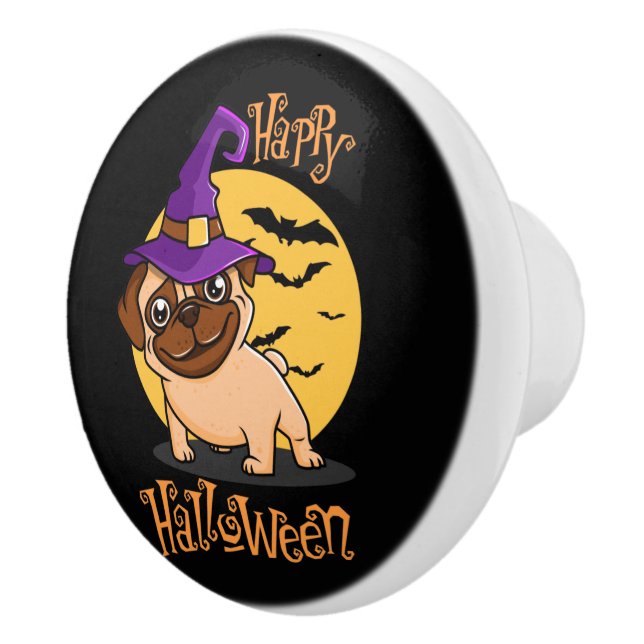 Halloween Puggy Knob Knopp (Höger)