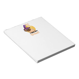 Halloween Puggy Notepad Anteckningsblock