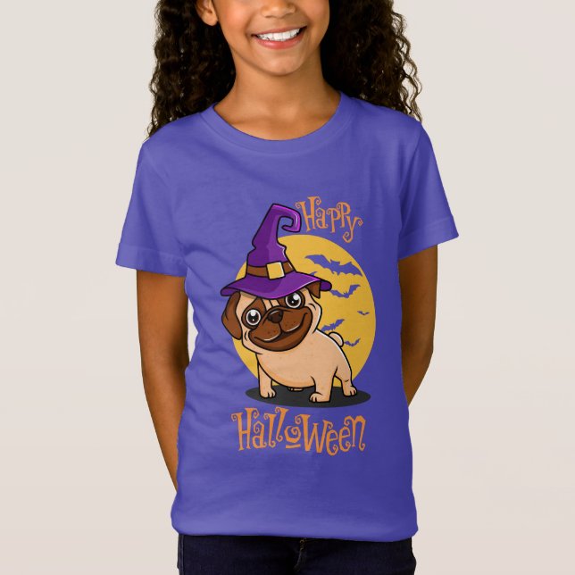 Halloween Puggy Shirt #3 T (Framsida)