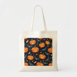 Halloween Pumkin Bag Tygkasse