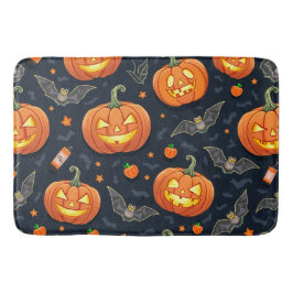 Halloween Pumkin Bath Mat Badrumsmatta