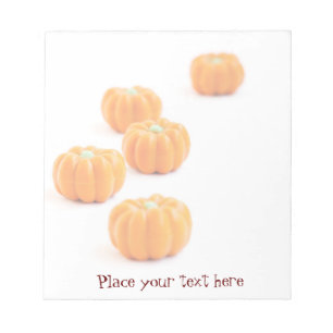 Halloween pumkin candy anteckningsblock