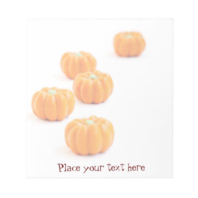 Halloween pumkin candy anteckningsblock (Framsida)