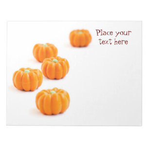 Halloween pumkin candy anteckningsblock