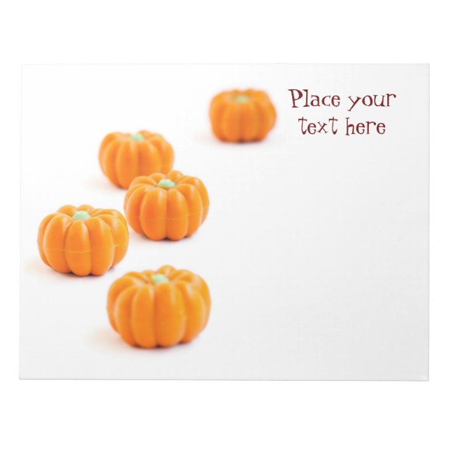 Halloween pumkin candy anteckningsblock (Framsida)