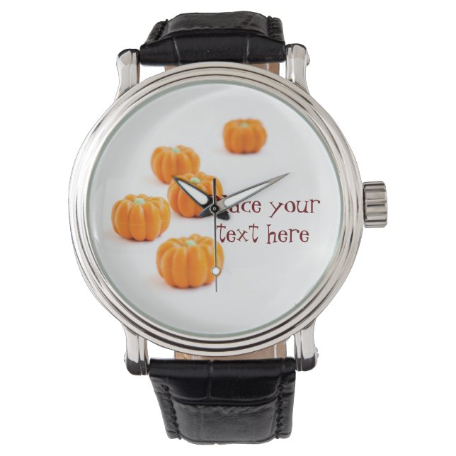 Halloween pumkin candy armbandsur (Framsida)