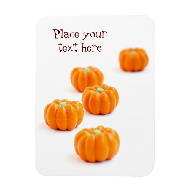 Halloween pumkin candy magnet (Vertikal)