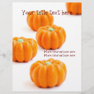Halloween pumkin candy reklamblad