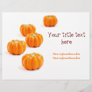 Halloween pumkin candy reklamblad