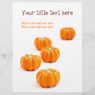 Halloween pumkin candy reklamblad