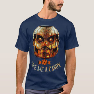 Halloween pumkin candy t shirt