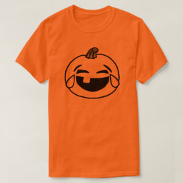Halloween-pumkin emoji shirt skrattemoji group t