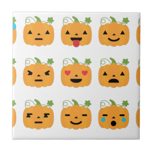 halloween pumkin emojis kakelplatta