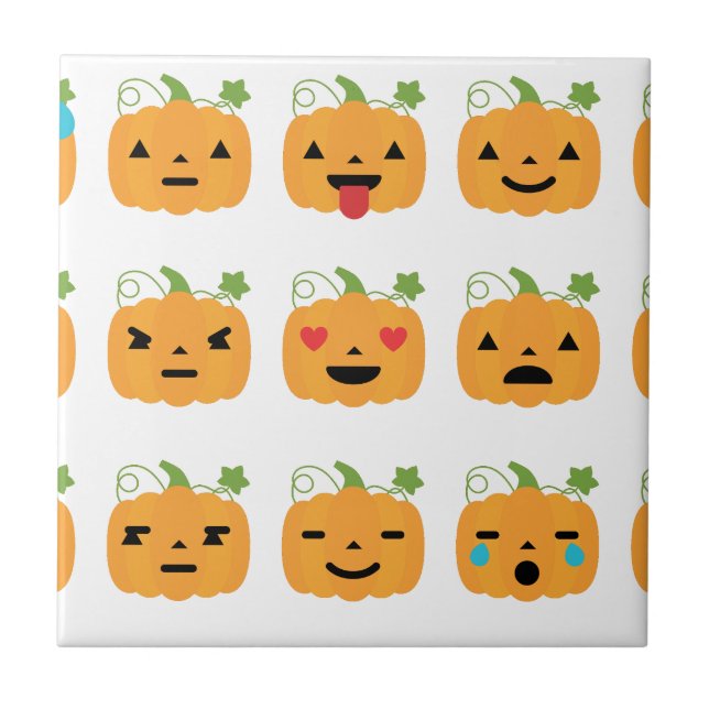 halloween pumkin emojis kakelplatta (Framsidan)