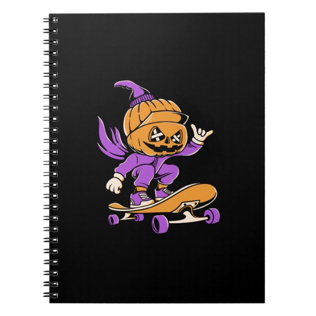 halloween_pumkin_illustration_15 anteckningsbok (Framsidan)