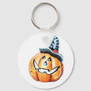 Halloween Pumkin Nyckelring