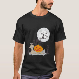 Halloween Pumkin Snail T Shirt