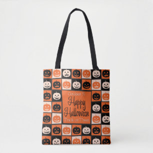 Halloween-pumkinmosaik Tygkasse