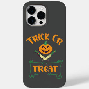 Halloween pumpa ansikte med trick or treat och död
