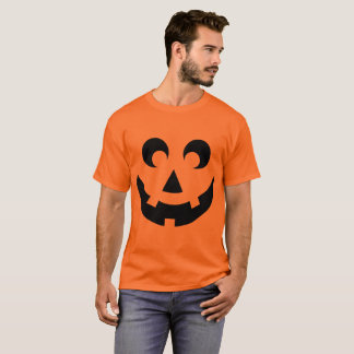 Halloween Pumpa Ansikte Skruvad Grafik T Shirt