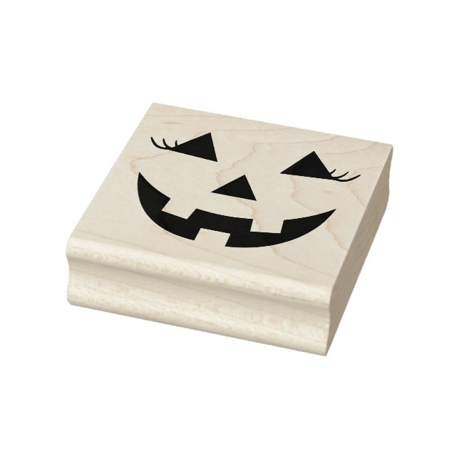 Halloween Pumpa Ansiktsstämpel Stämpel (Stämpel)