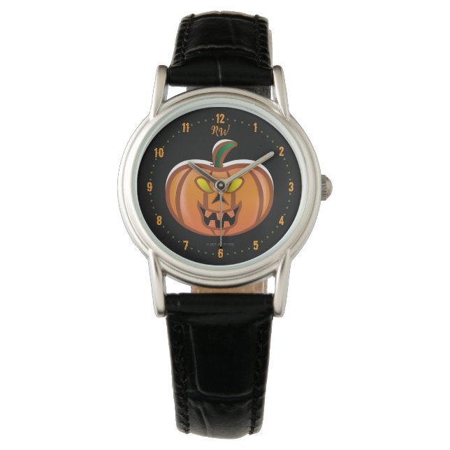 Halloween Pumpa Armbandsur (Framsida)