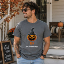 Halloween-pumpa “BOO!” – Personligt namn
