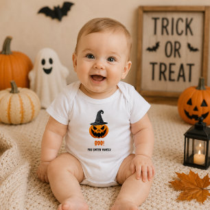Halloween-pumpa “BOO!” – Personligt namn T Shirt