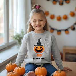 Halloween-pumpa “BOO!” – Personligt namn T Shirt